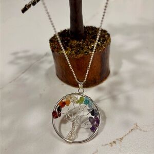Silver Tree of Life Pendant Necklace